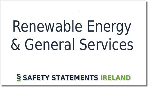 Renewable Energy Installation Safety Statement